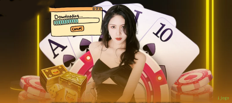 Imagem promocional do cassino online da ijogo mostrando jogos ao vivo